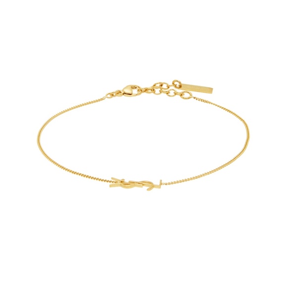 Yves Saint Laurent Jewelry Ysl Authentic Opyum Charm Gold Bracelet